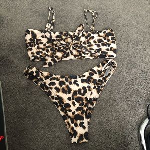 cheetah bikini